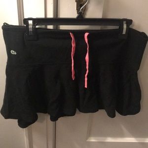 Lacoste mini skirt.  Terry material.